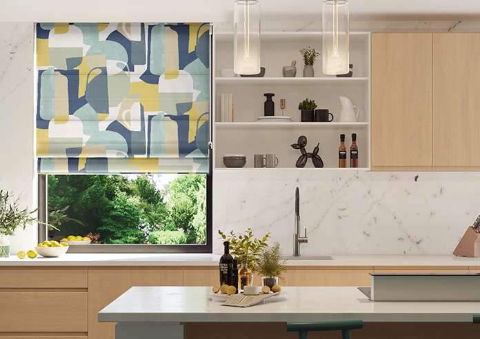Athena, Ocean - Roman Blind - Image 3